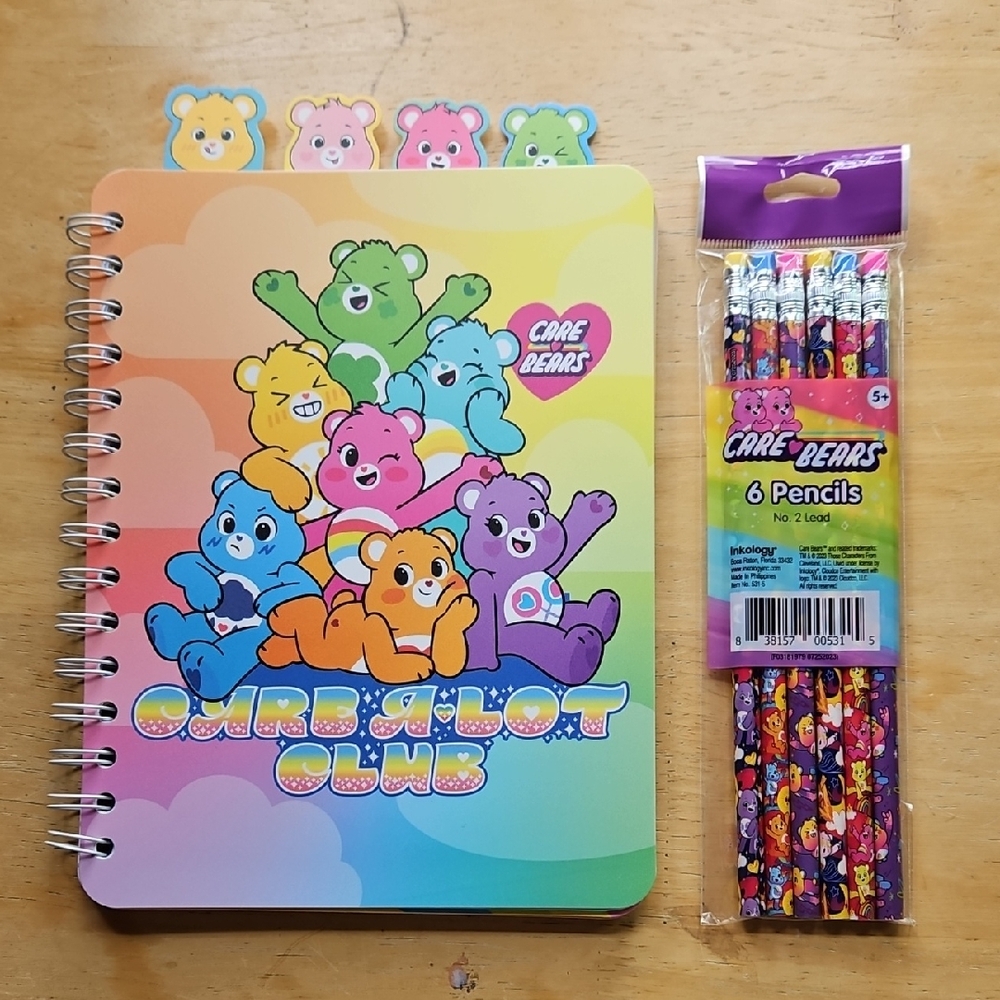 Care Bears Rainbow Spiral Notebook